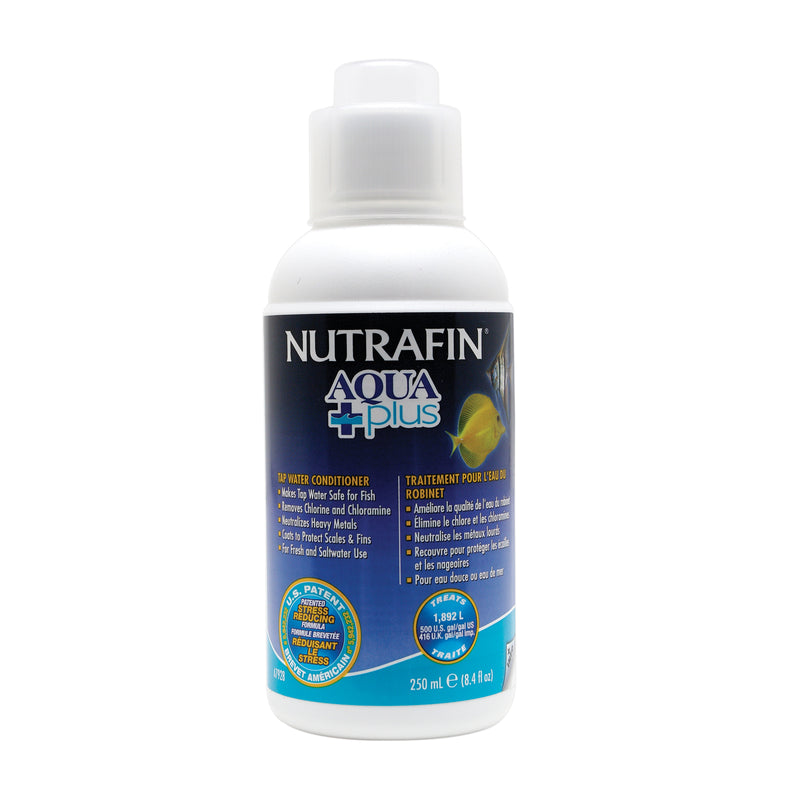 Nutrafin Aqua Plus - Tap Water Conditioner, 250 mL (8.4 fl oz)