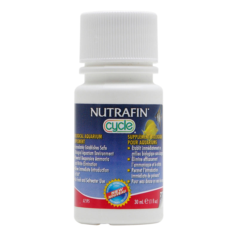 Nutrafin Cycle - Biological Aquarium Supplement, 30 mL (1 fl oz)