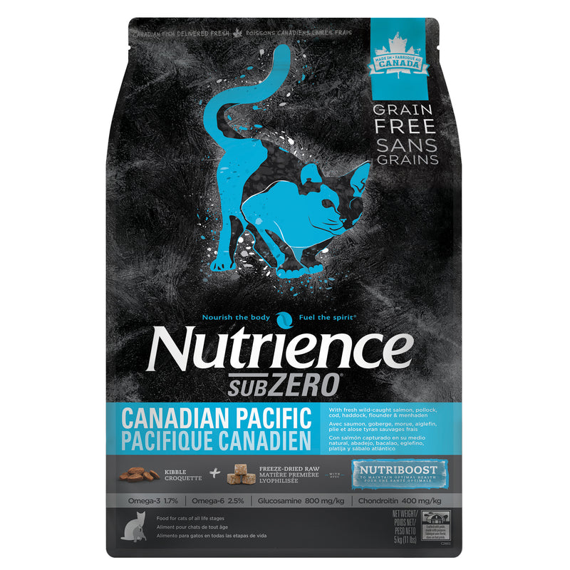 Nutrience Grain Free Subzero for Cats - Canadian Pacific - 5 kg (11 lbs)