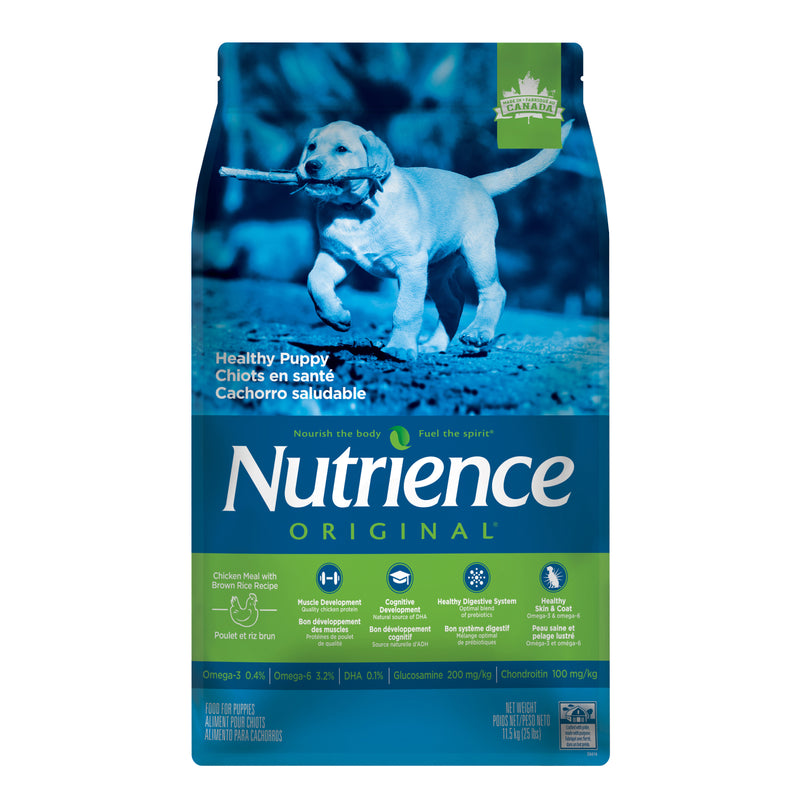 Nutrience Original Healthy Puppy - Chicken Meal with Brown Rice Recipe - 11.5 kg (25 lbs)