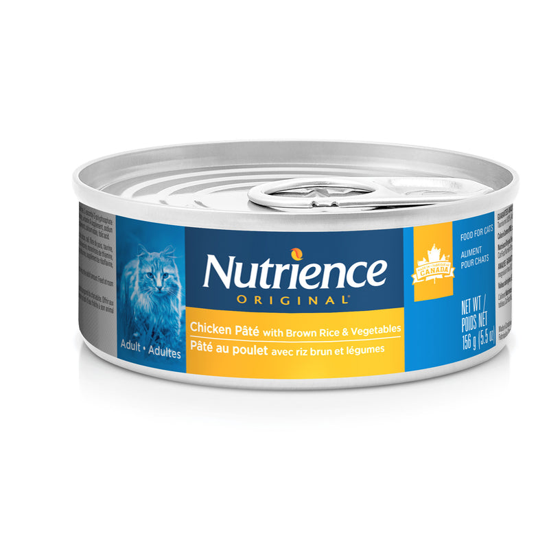 Nutrience Original Healthy Adult - Chicken Pâté with Brown Rice & Vegetables - 156 g (5.5 oz)