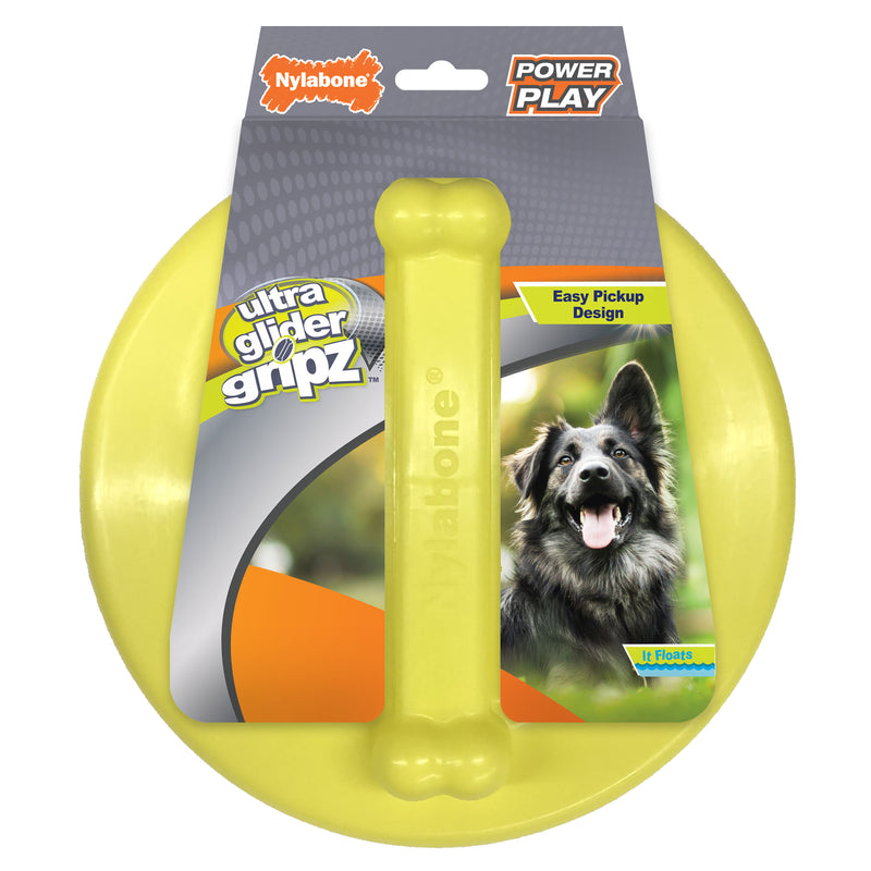 Nylabone Power Play Ultra Glider Gripz Dog Flying Disc