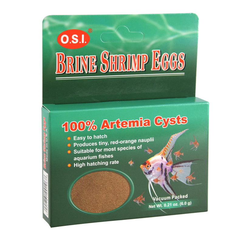 O.S.I. Brine Shrimp Eggs - 6g - Easy-To-Hatch Artemia Cysts