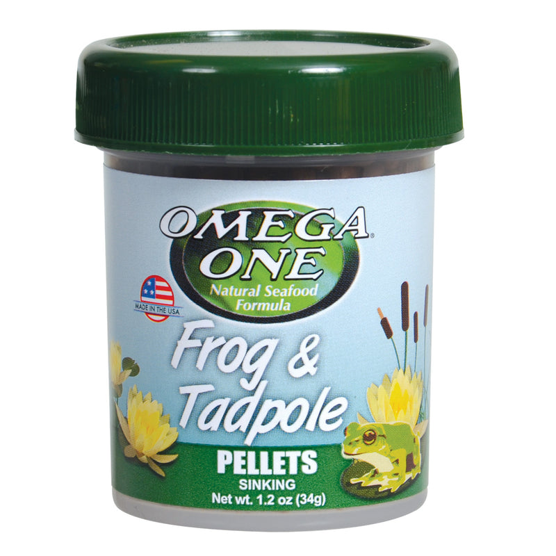 Omega One Frog & Tadpole PELLETS - 34g (1.2oz) - Sinking