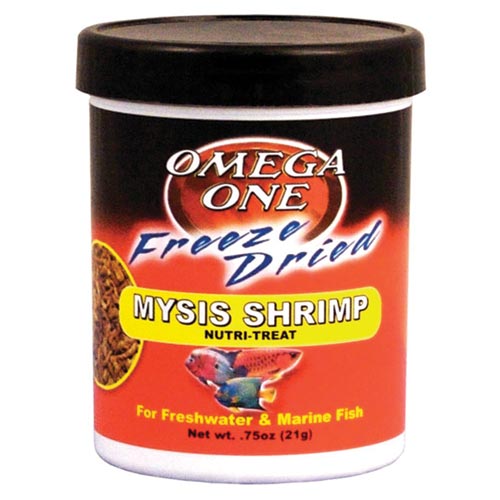 Omega One Freeze Dried Mysis Shrimp - 21g (0.75oz)