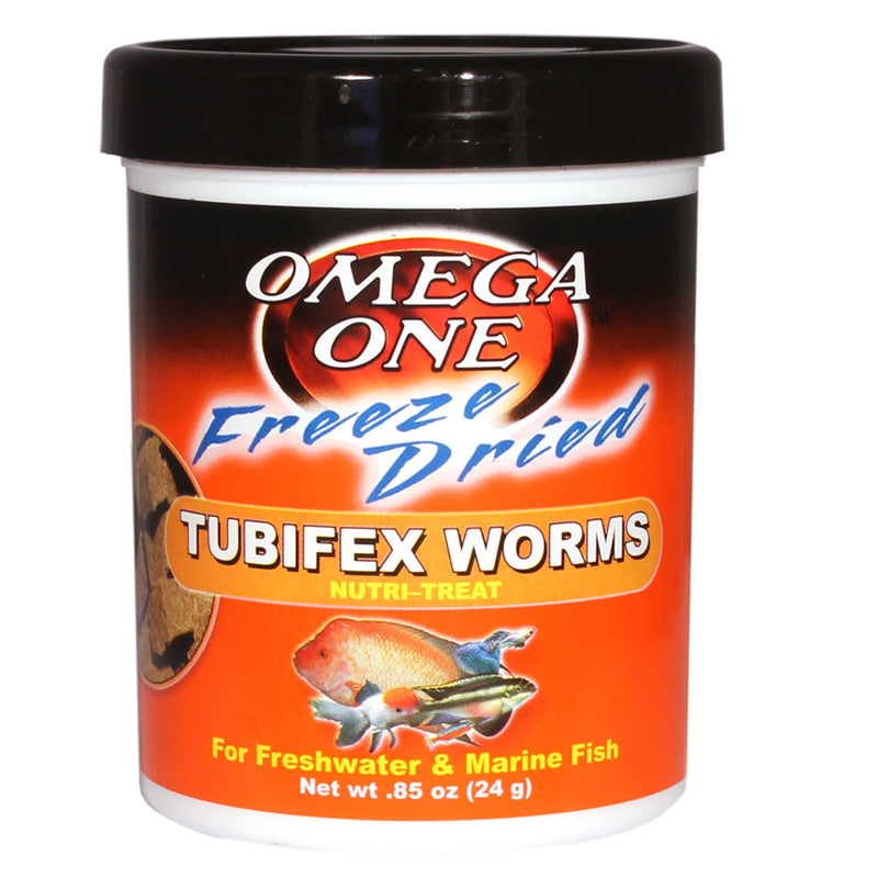 Omega One Freeze Dried Tubifex Worms - 24g (0.85oz) - Nutri-Treat