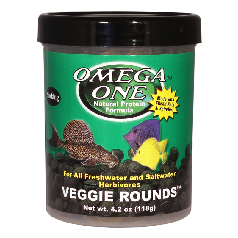 Omega One Veggie Rounds - 113g (4oz) - Sinking