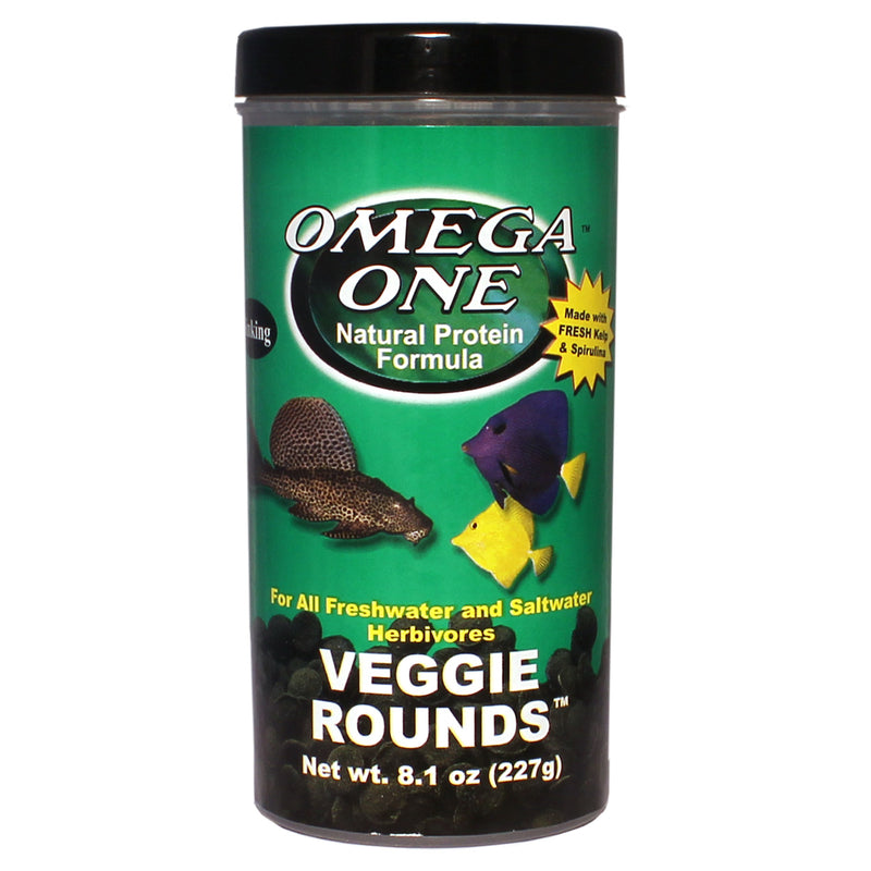 Omega One Veggie Rounds - 227g (8oz) - Sinking