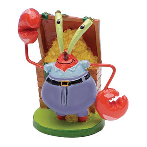 PENN-PLAX® SPONGEBOB SQUAREPANTS Mr. CRABS 3" AQUARIUM ORNAMENT