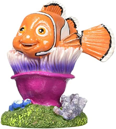 PENN-PLAX FINDING NEMO NEMO & ANEMONE 4" AQUARIUM ORNAMENT