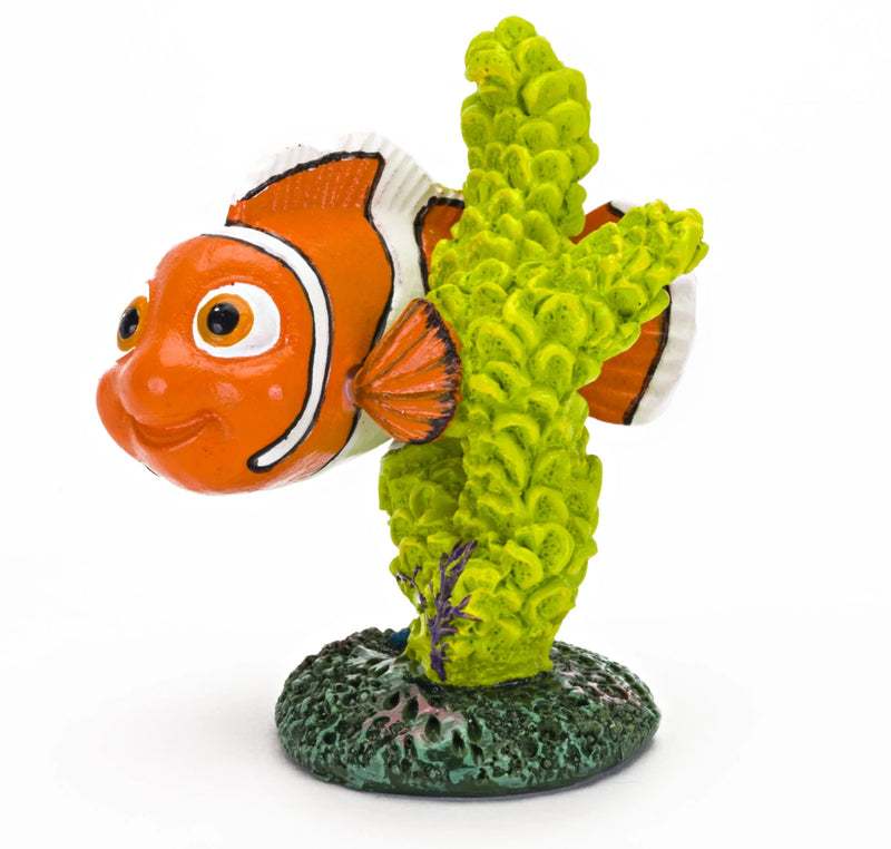 PENN-PLAX FINDING NEMO NEMO & CORAL MINI 2.25" AQUARIUM ORNAMENT