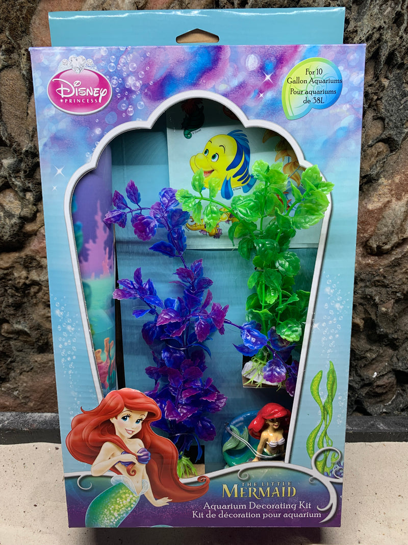 PENN PLAX THE LITTLE MERMAID DECORATING KIT