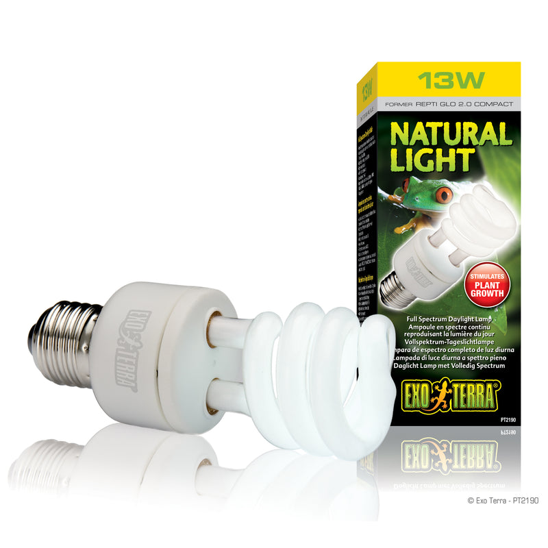 Exo Terra Natural Light - 13 W - Optimal levels of UVB