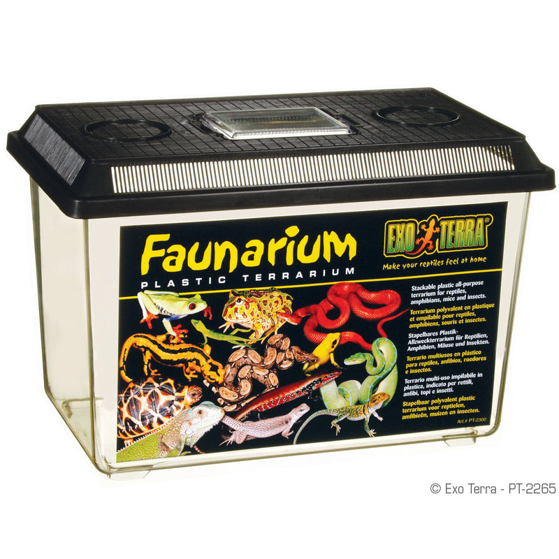 Exo Terra Faunarium - All Purpose Terrarium 14.5" x 8.5" x 10"