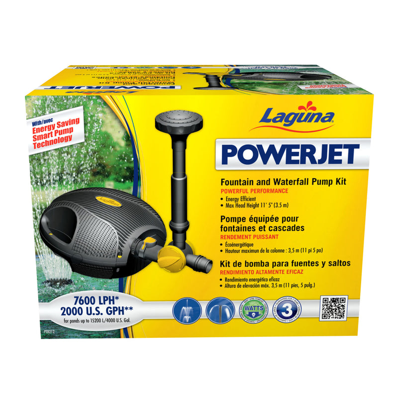 Laguna PowerJet 2000 Fountain/Waterfall Pump Kit - For ponds up to 4000 U.S. gal (15000 L)