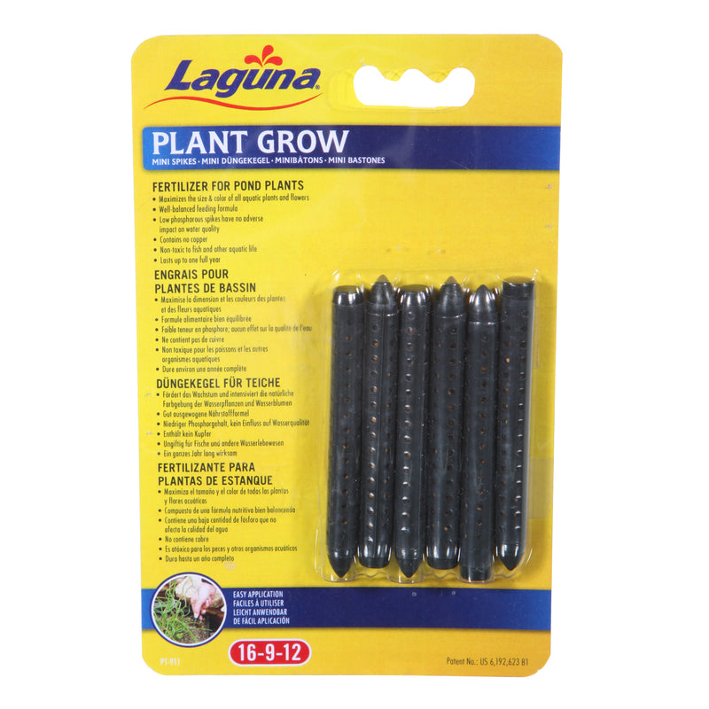 Laguna Plant Grow Mini Fertilizer Pond Spikes - 10 cm (4 in) - 6 pack