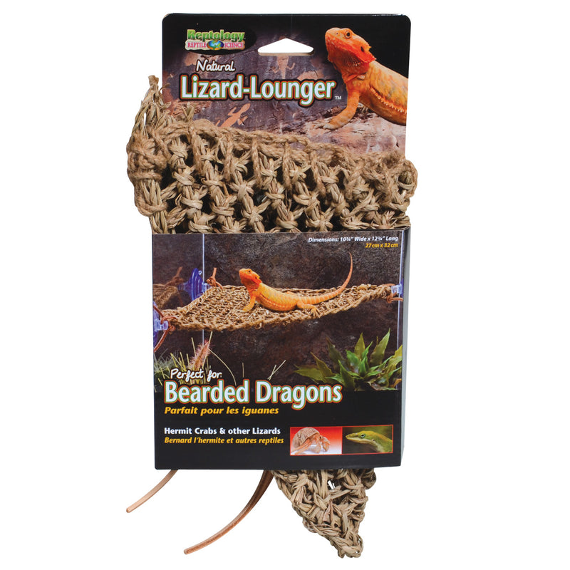 Penn Plax Lizard Lounger - Small Corner - Ideal for Climbers - 100% Natural