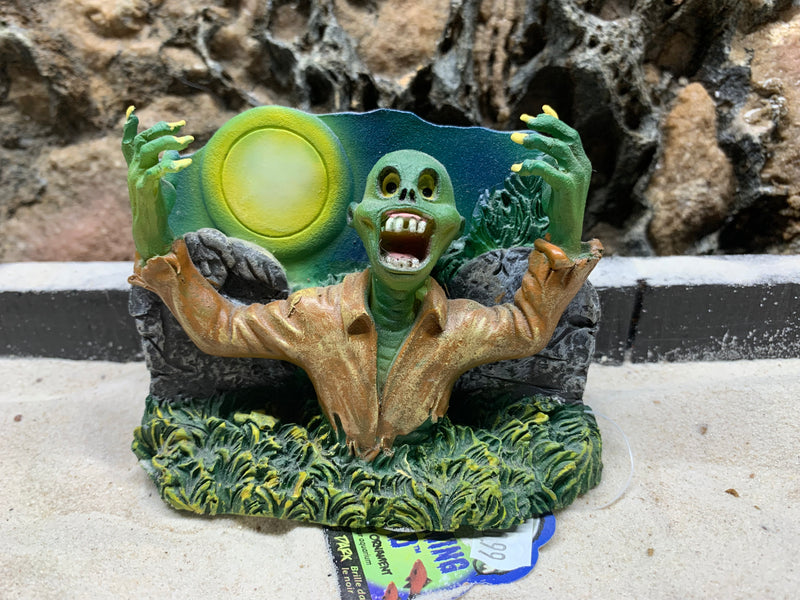 Penn Plax Zombie Rising From Grave ZBR2 (Glows in the Dark) "The Swimming Dead"