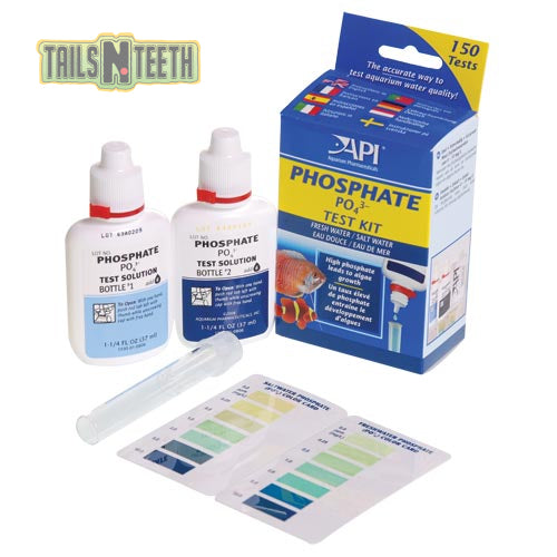 API Phosphate (PO4 3-) Test Kit - Lowering Phosphates Reduces Algae Growth