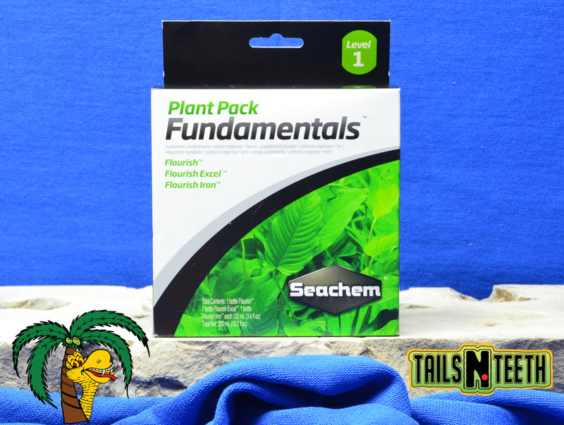 Seachem Plant Pack Fundamentals LEVEL 1 - Flourish / Excel / Flourish Iron 3Pack