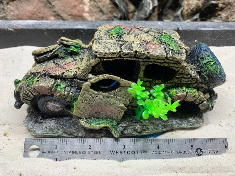 Polyresin German Volkswagen Car Aquarium Ornament