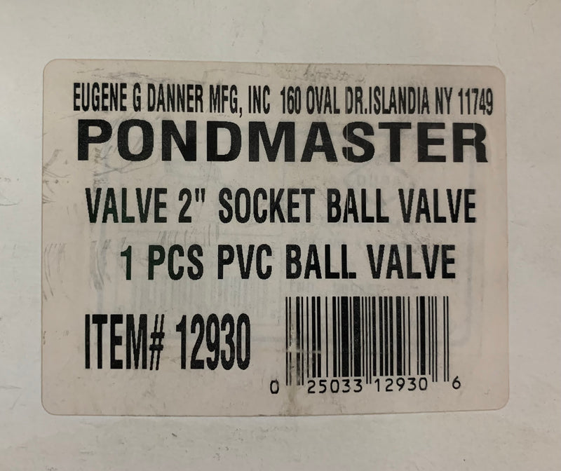 Pondmaster 12930 2 inch Socket Ball Valve