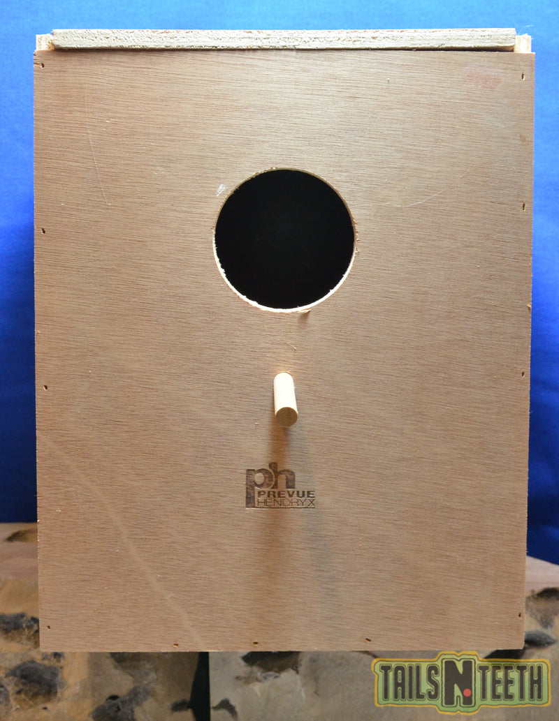 Prevue Hendryx Cockatiel Nest Box - Plywood Made With Pet-Safe Non-Toxic Binders