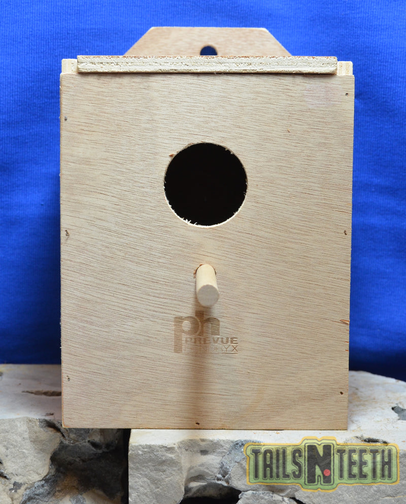 Prevue Hendryx Love Bird Nest Box - Plywood Made With Pet-Safe Non-Toxic Binders