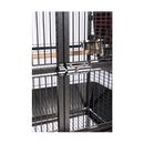 Prevue Hendryx Bird Cage 18" X 18" X 57" BLACK - Powder-Coated Steel Construction