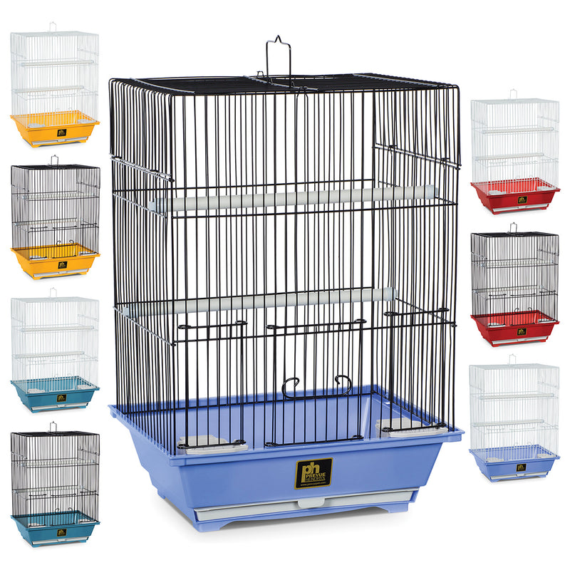 Prevue Hendryx Bird Travel Cage - White - 20 x 12.5 x 15.5