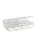 Prevue Hendryx Bird Travel Cage - White - 20" x 12.5" x 15.5"