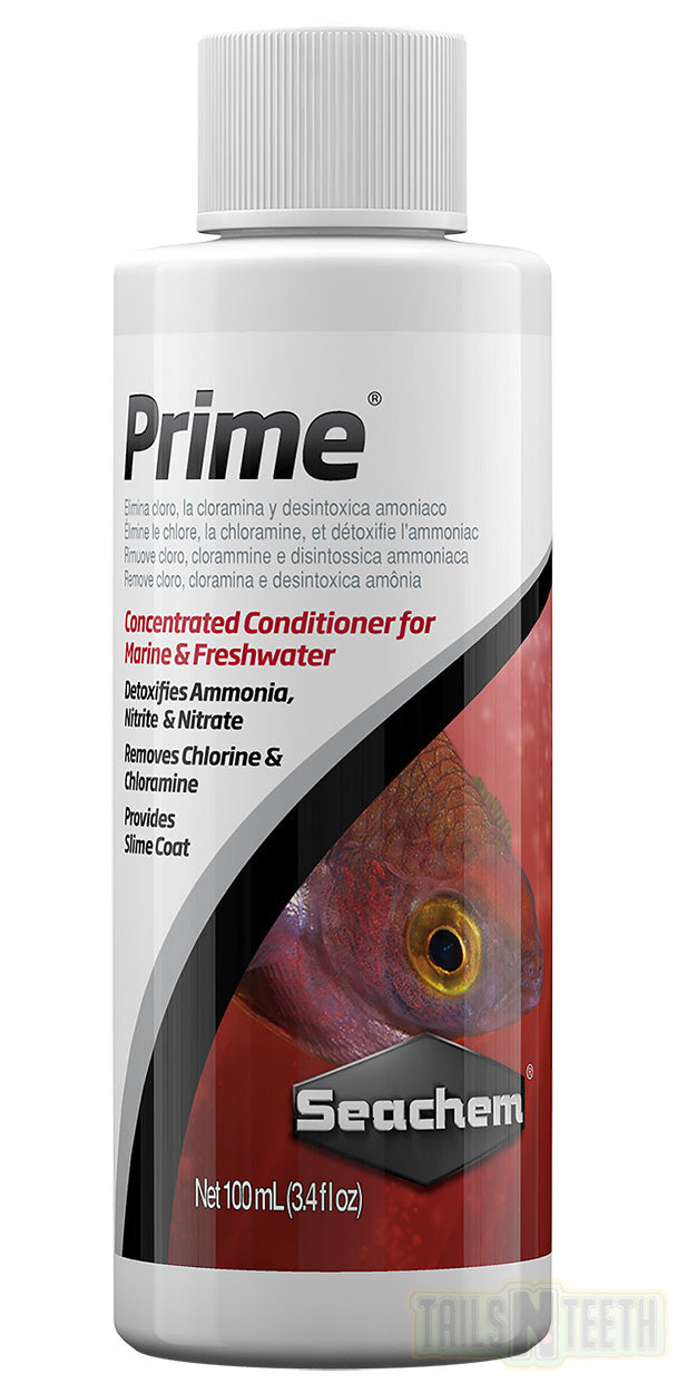 Seachem Prime 100ml Concentrated Conditioner for Freshwater or Marine