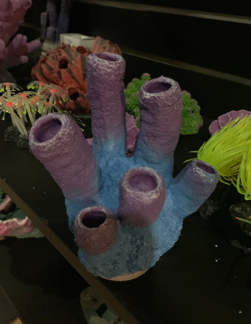 Purple Tube Sponge - Saltwater or Freshwater