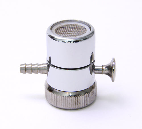 RO CHROME DIVERTER VALVE - HIGH PRESSURE FOR 1/4" TUBING