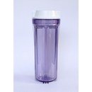 RO CLEAR 10" HOUSING WITH 1/4" INLET/OUTLET