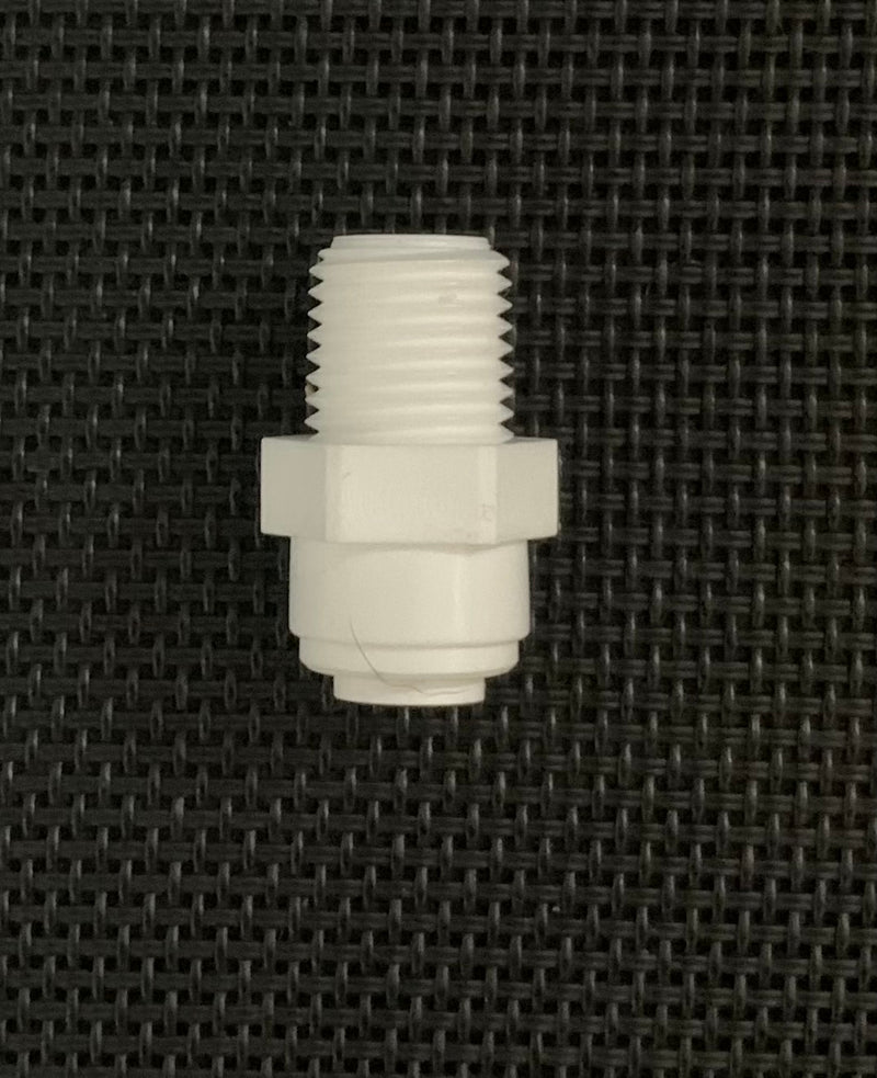 RO CONNECTOR 1/4" MALE THREAD 1/4" TUBE