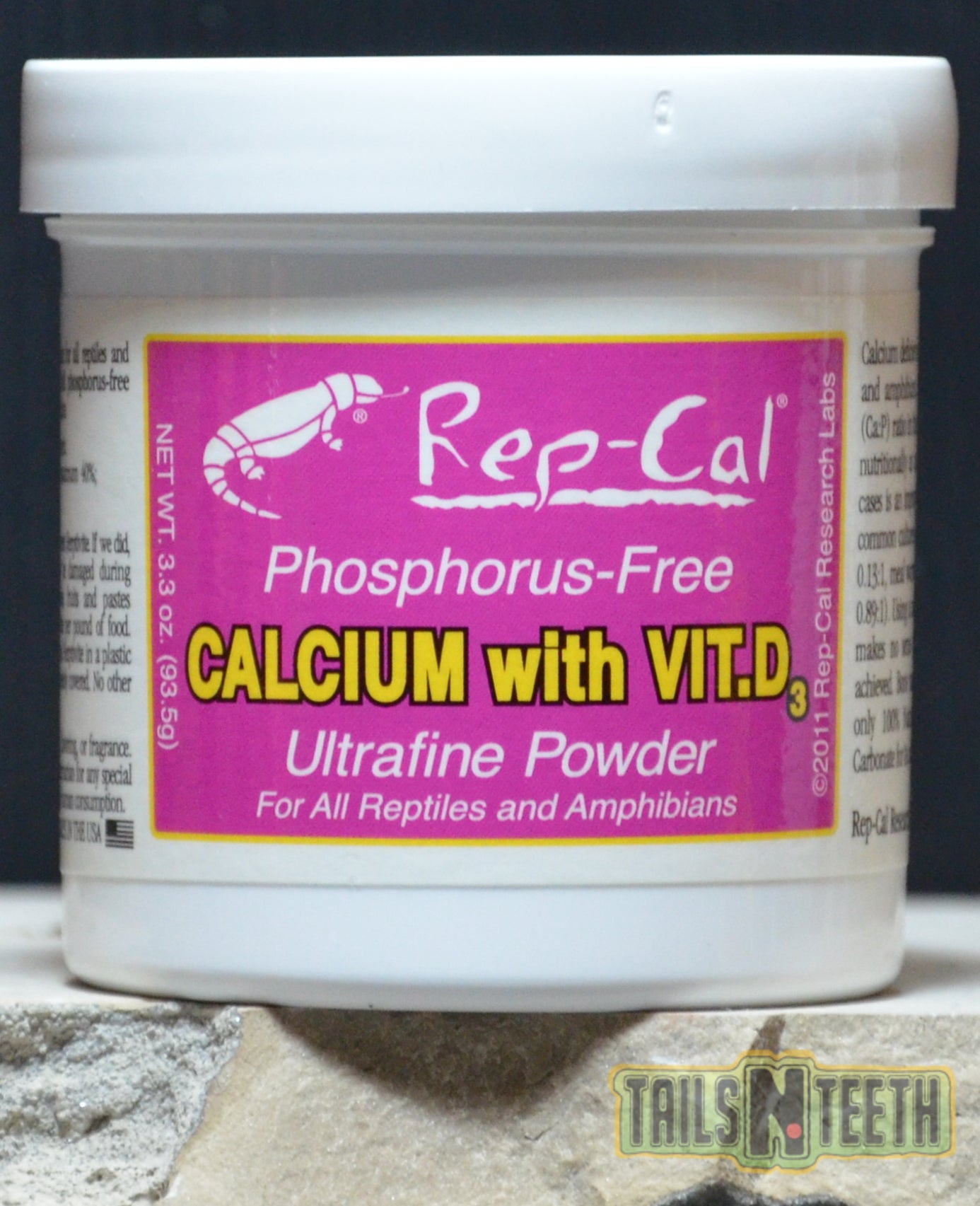 Cal Rep Tablet Rep-Cal Calcium with Vitamin D3 Ultra Fine Powder 93.5g - Phosphorus-F