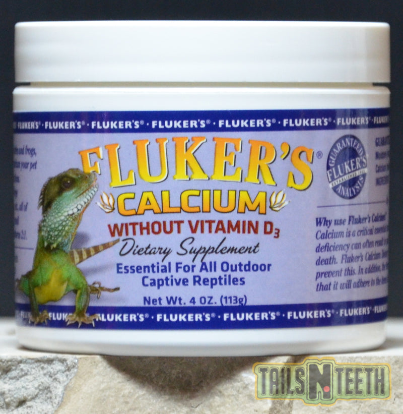 Fluker's Repta Calcium WITHOUT Vitamin D3 113.4g - Phosphorus Free