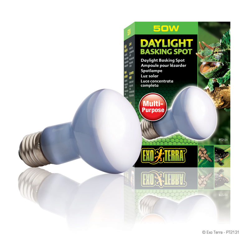 Exo Terra Daylight Basking Spot Lamp - R20 / 50 W - Broad-Spectrum Daylight Sot Lamp