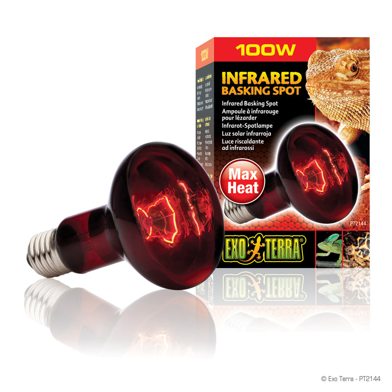 Exo Terra Infrared Basking Spot - R25 / 100W - Emits infrared heat waves