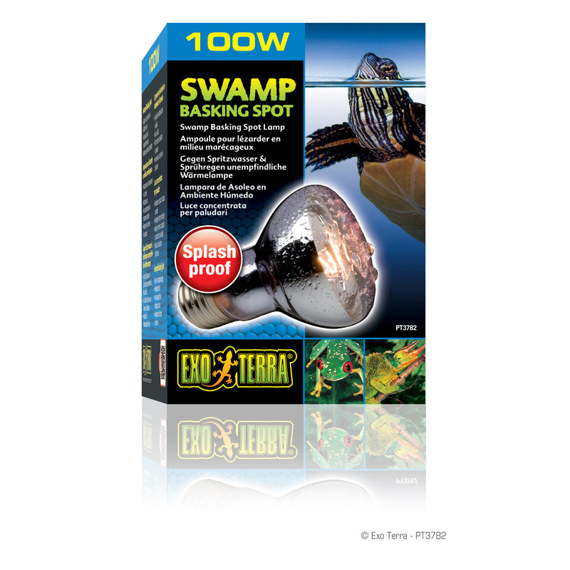 Exo Terra Swamp Basking Spot - R25 / 100 W - Splash & Mist Resistant