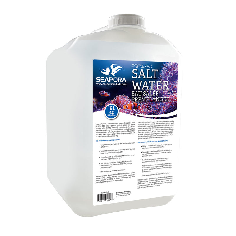 Seapora Reverse Osmosis Water - Saltwater - 4.2 gal