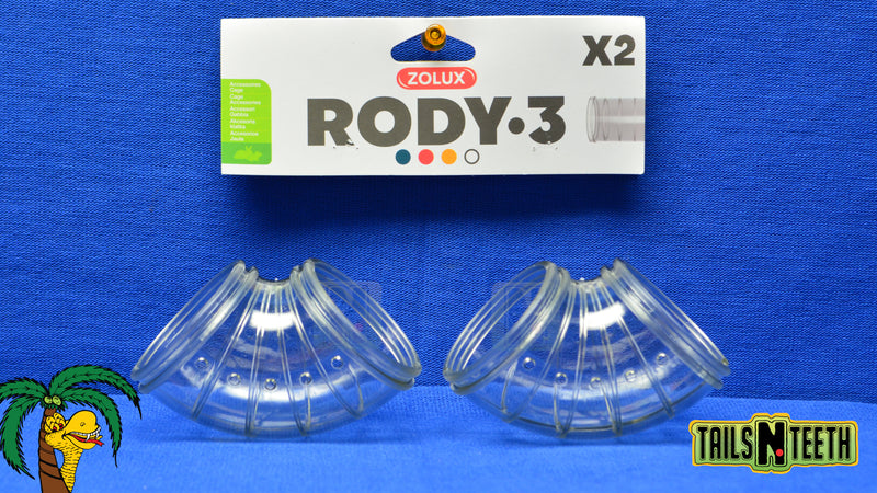 Zolux RODY-3 Angle Tube for Rody-3 InterConnecting Cages - 2 Pack