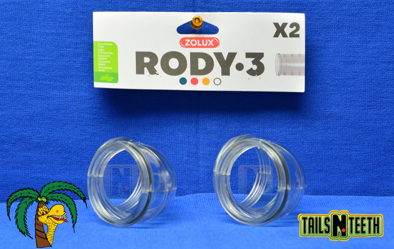 Zolux RODY-3 Angle Tube for Rody-3 InterConnecting Cages - 2 Pack