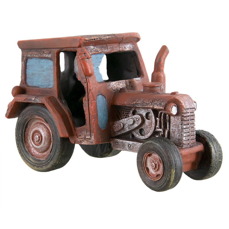 Rusty Tractor  Aquarium / Reptile Ornament