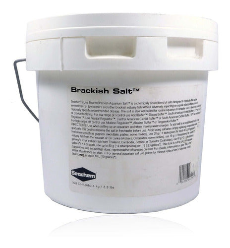 Seachem Brackish Salt - 4 kg - 8.8 lbs.