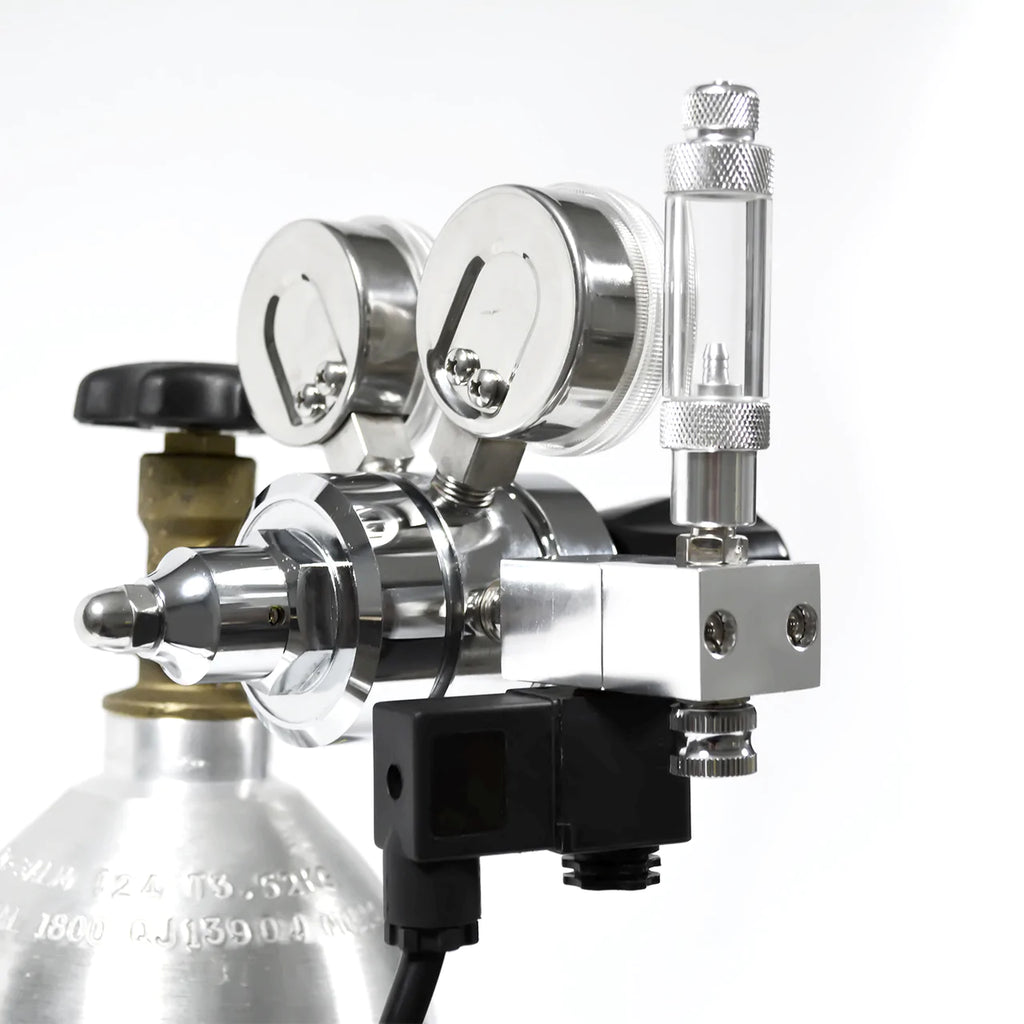 Dual stage sales co2 regulator aquarium