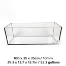 SR Aquaristik Rimless / Frameless Aquarium 100cm x 35cm x 35cm / 39.3″ x 13.7″ x 13.7″ (32.3 gallons) DOES NOT SHIP
