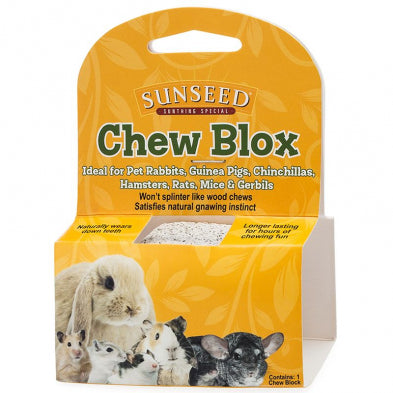 SUNSEED CHEW BLOX FOR SMALL ANIMALS 1.25 OZ