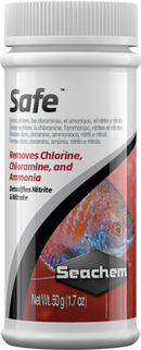 Seachem Safe 50g - Removes Chlorine, Chloramine, and Ammonia